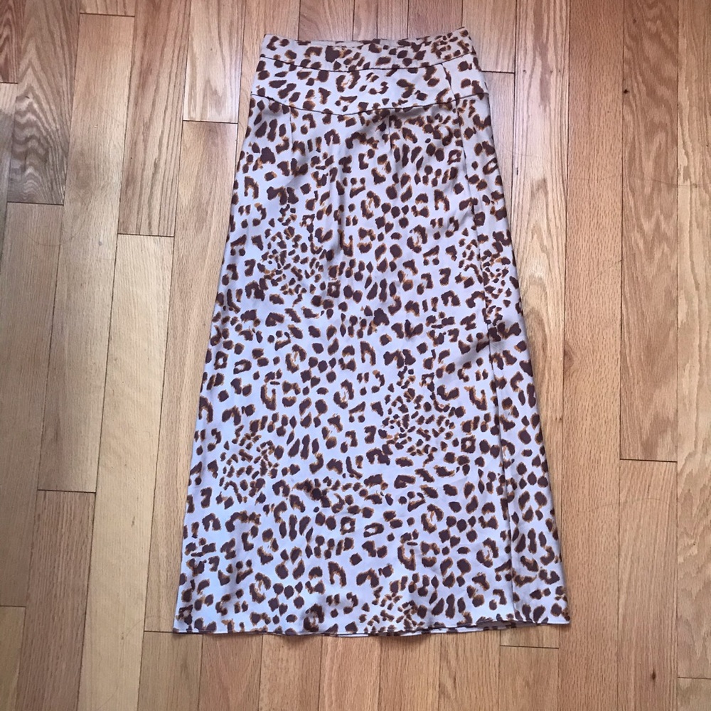 Free People Normani Bias Printed Skirt
